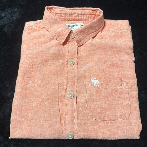 Abercrombie Kids Boys Short-Sleeve Button-Up Shirt, EUC, Size 11/12 (AK Sizing) - Picture 9 of 9